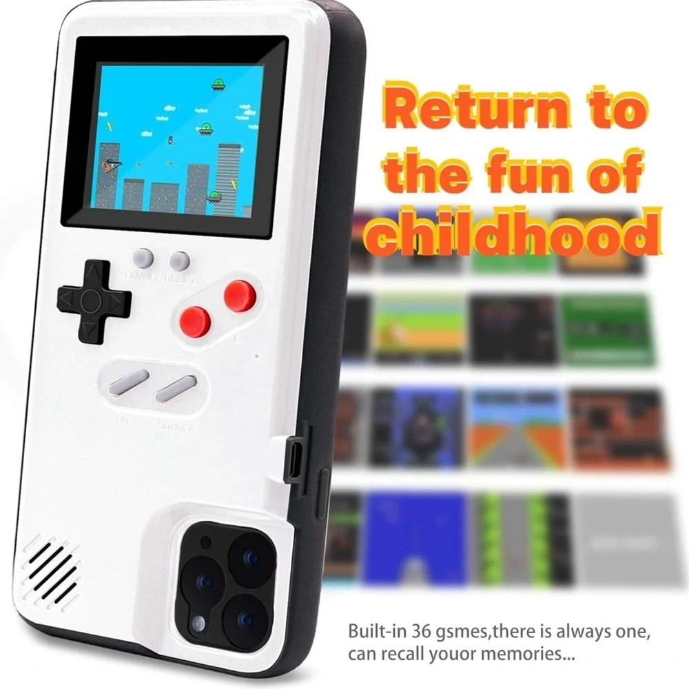 iPhone XR phone Case Game Console 36 retro Games Accessories